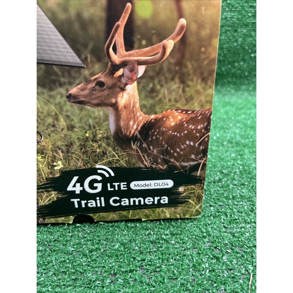 DEATTI 4G LTE Cellular Trail‎ Cameras 64GB TF Card 2.7K HD Solar New Open Box